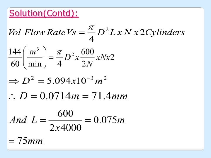 Solution(Contd): 