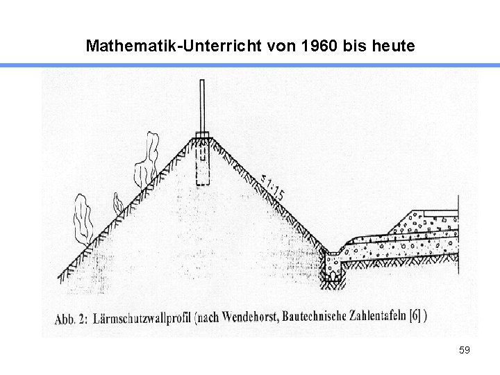 Mathematik-Unterricht von 1960 bis heute 59 