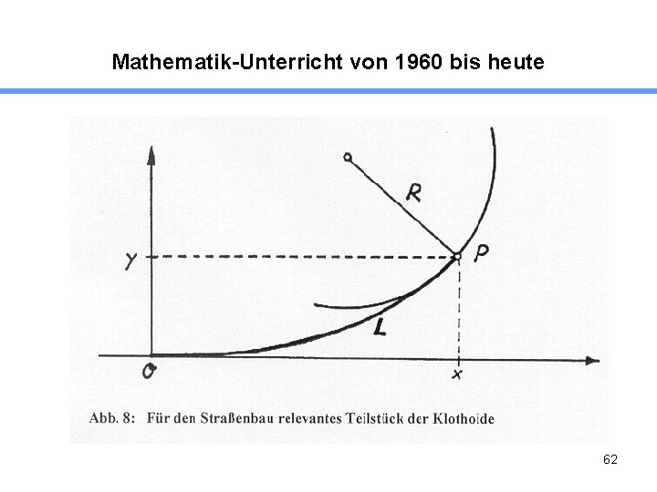 Mathematik-Unterricht von 1960 bis heute 62 