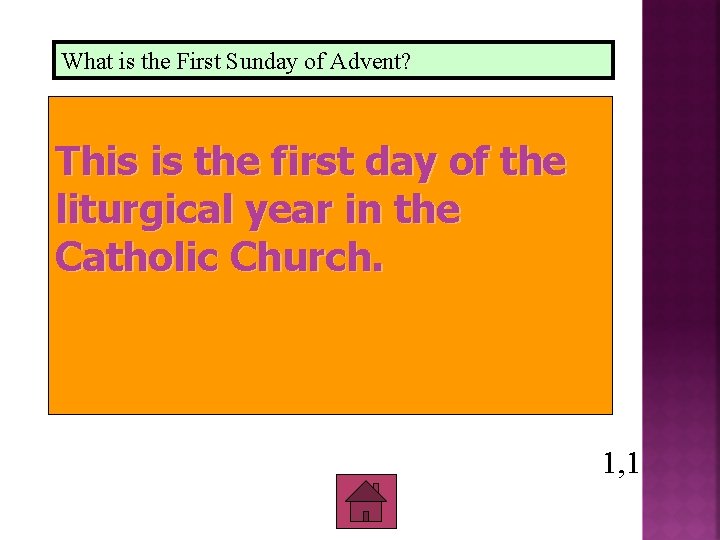 What is the First Sunday of Advent? This is the first day of the