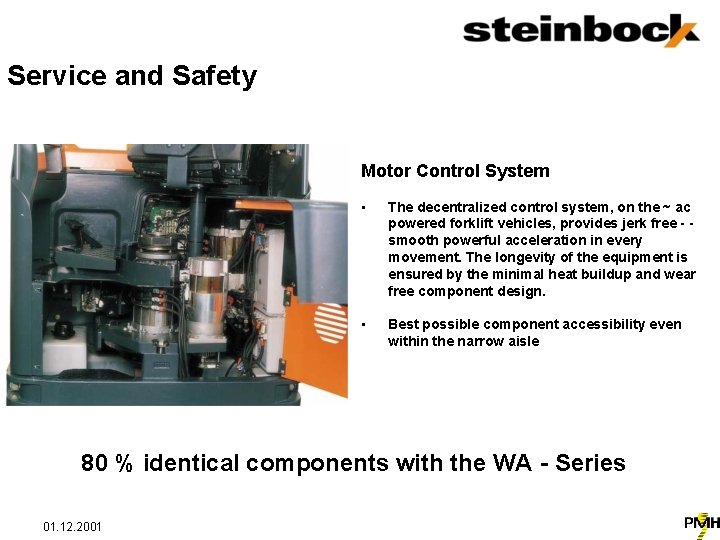 Service and Safety Motor Control System • The decentralized control system, on the ~