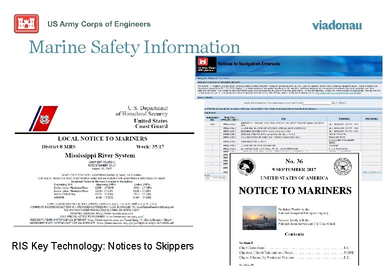 Marine Safety Information RIS Key Technology: Notices to Skippers 