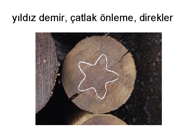 yıldız demir, çatlak önleme, direkler 