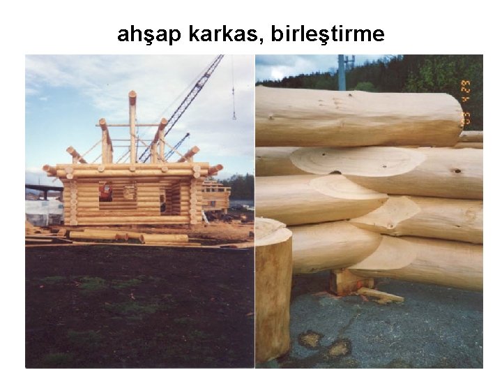 ahşap karkas, birleştirme 