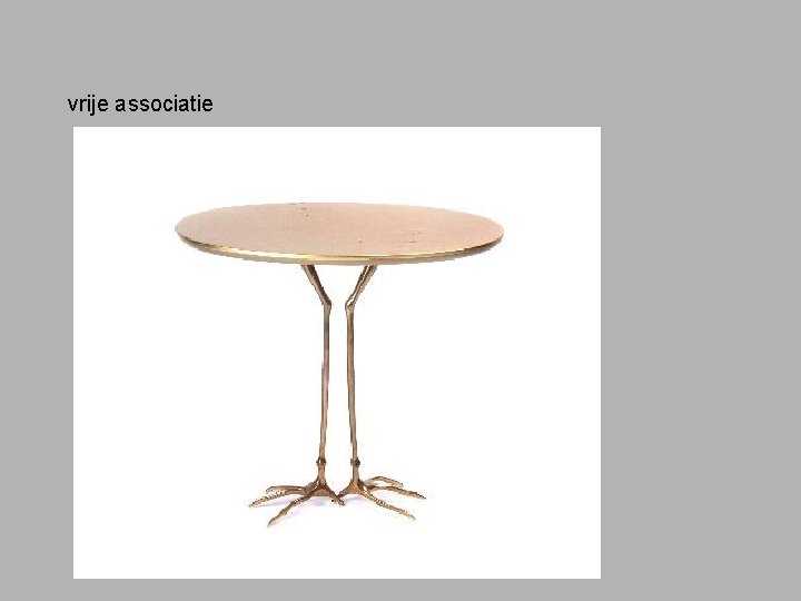 vrije associatie 