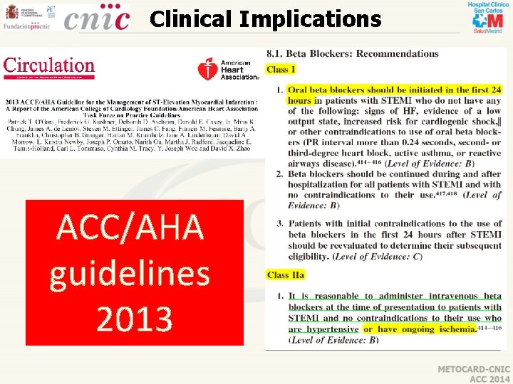 Clinical Implications ACC/AHA guidelines 2013 