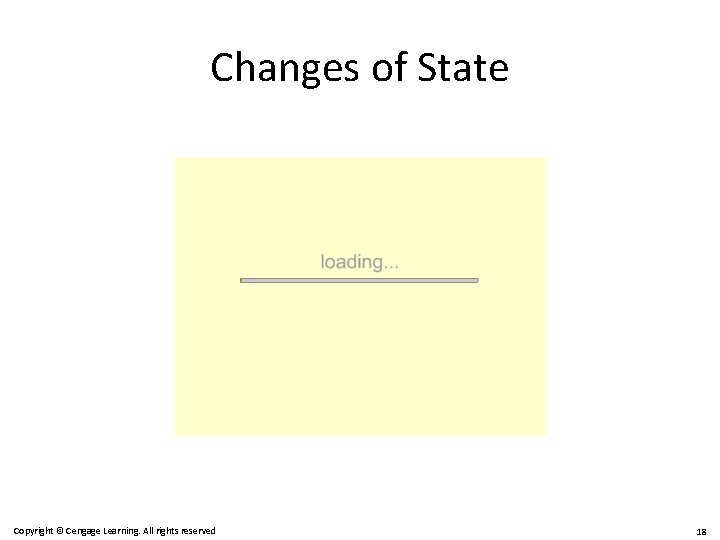 Changes of State Copyright © Cengage Learning. All rights reserved 18 