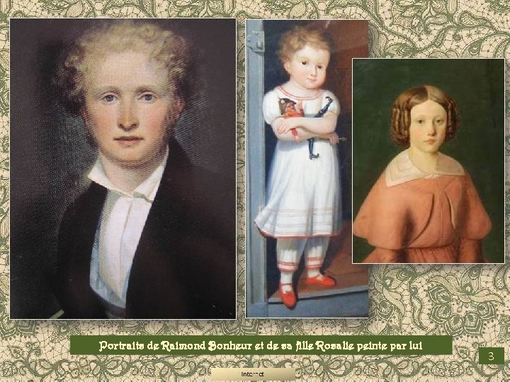Portraits de Raimond Bonheur et de sa fille Rosalie peinte par lui 3 