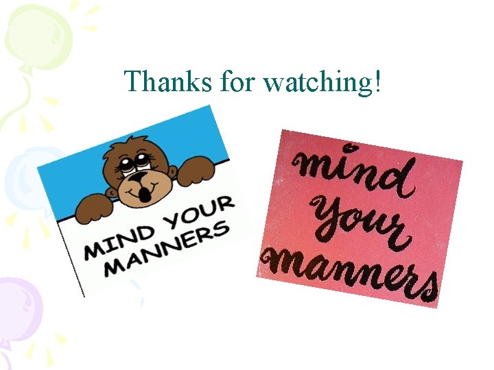 Thanks for watching! 