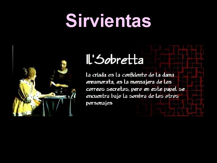 Sirvientas 