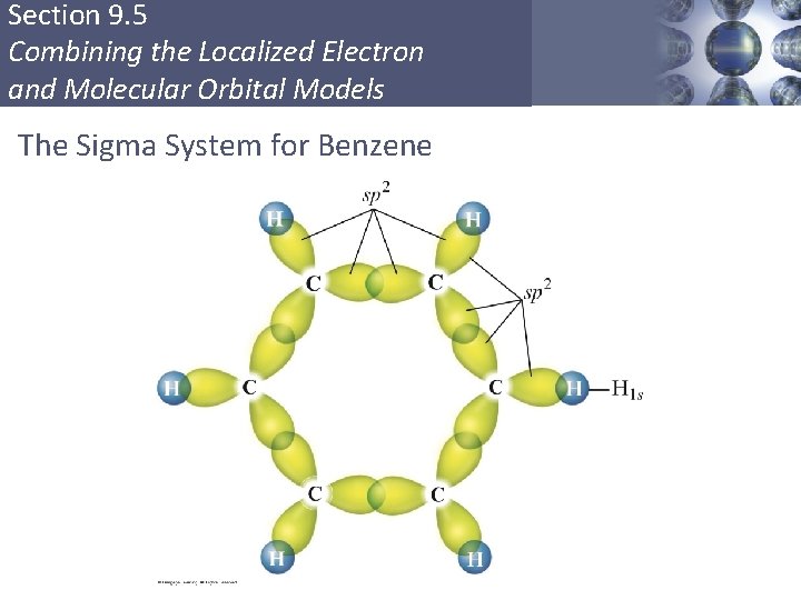 Section 9. 5 Combining the Localized Electron and Molecular Orbital Models The Sigma System