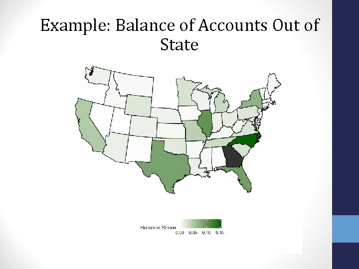 Example: Balance of Accounts Out of State 