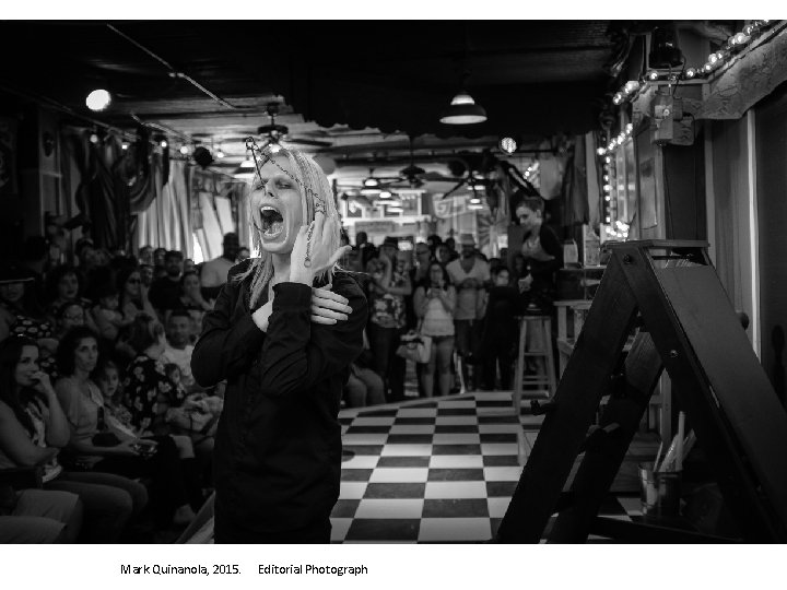 Mark Quinanola, 2015. Editorial Photograph 