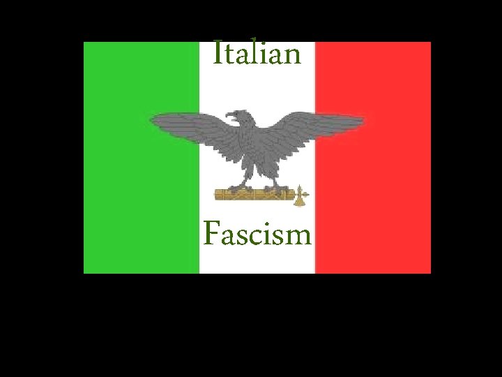 Italian Fascism 