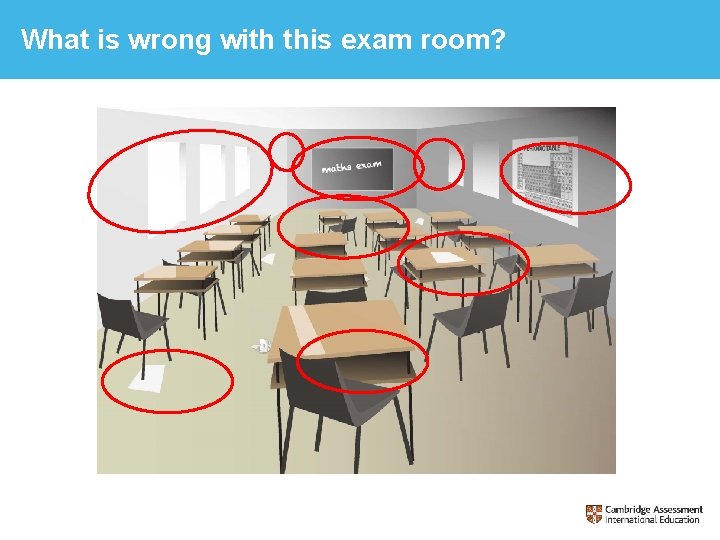 What is wrong with this exam room? 