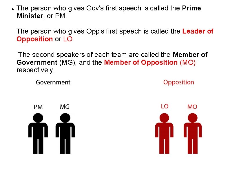  The person who gives Gov's first speech is called the Prime Minister, or