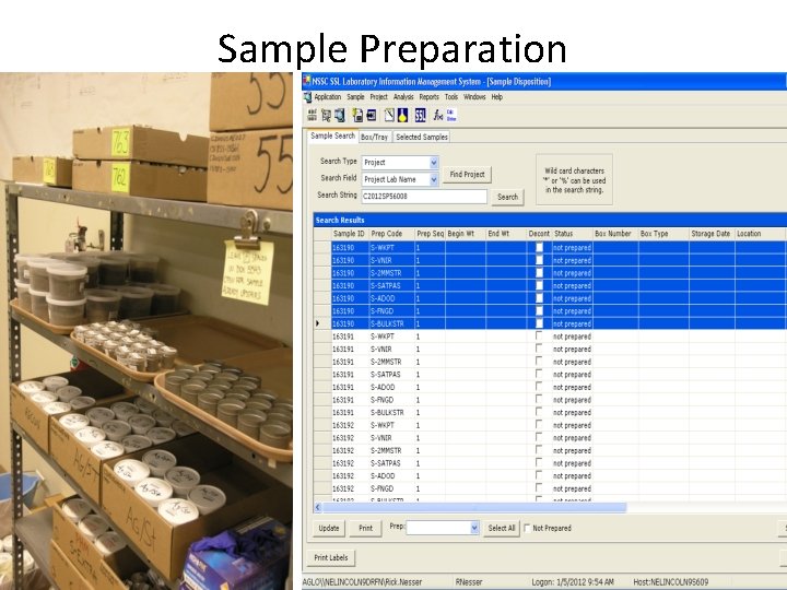 Sample Preparation 
