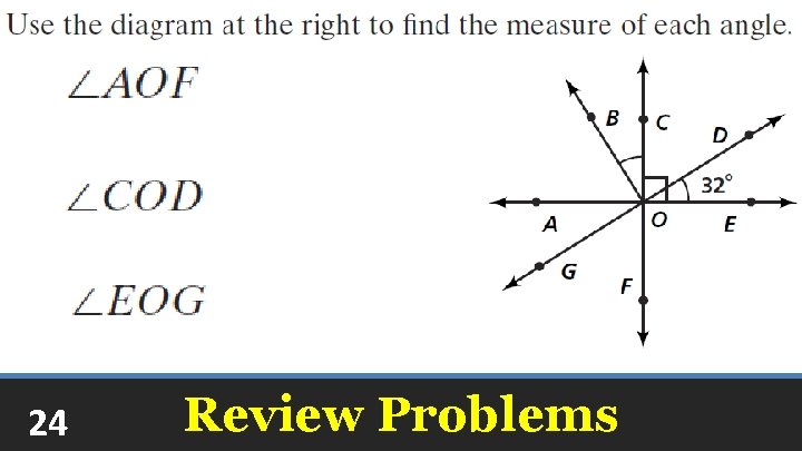 24 Review Problems 