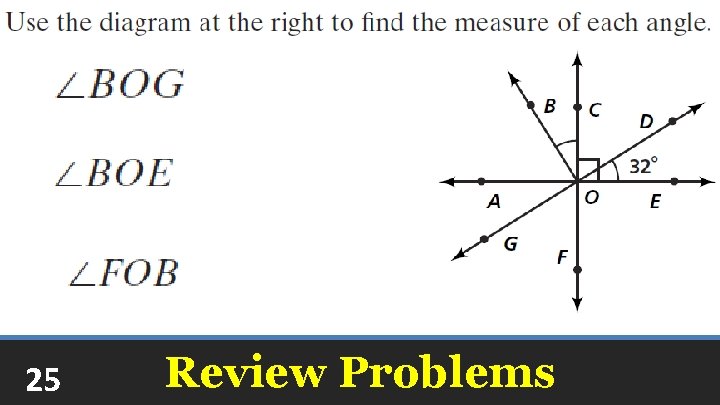 25 Review Problems 