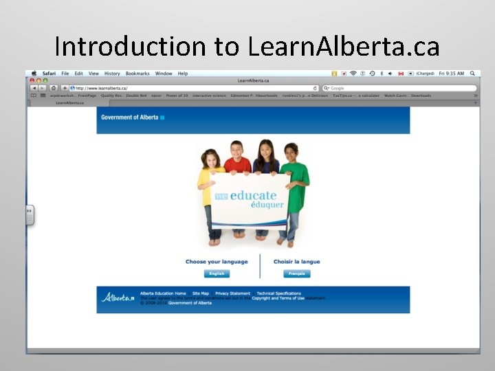 Introduction to Learn. Alberta. ca 