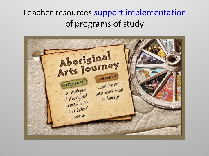 Teacher resources support implementation of programs of study 