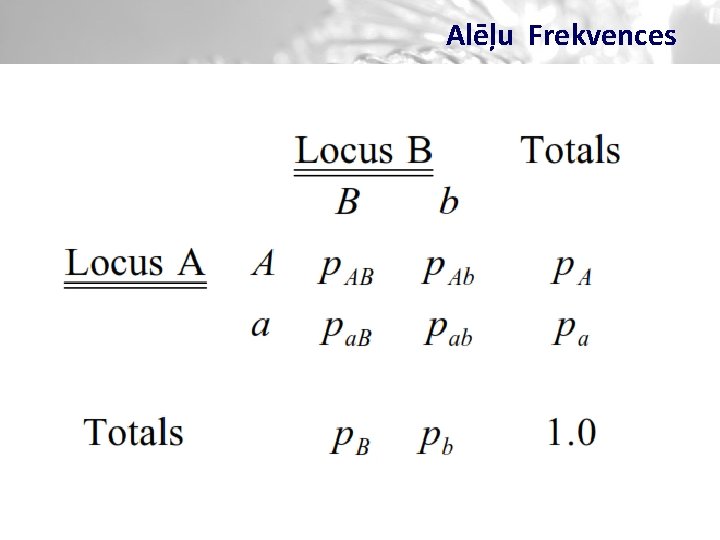 Alēļu Frekvences 