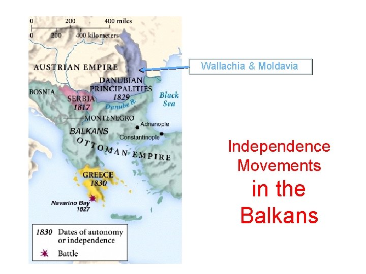 Wallachia & Moldavia Independence Movements in the Balkans 