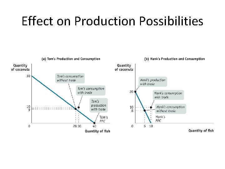 Effect on Production Possibilities 