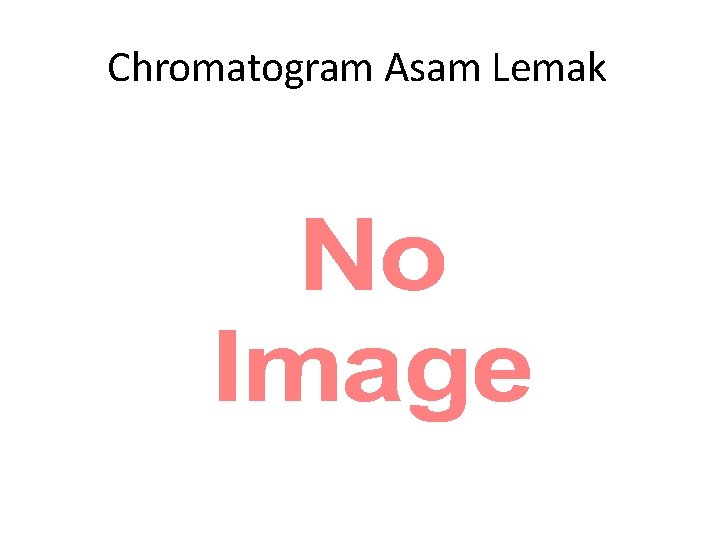 Chromatogram Asam Lemak 