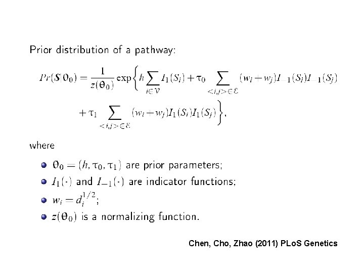 Chen, Cho, Zhao (2011) PLo. S Genetics 