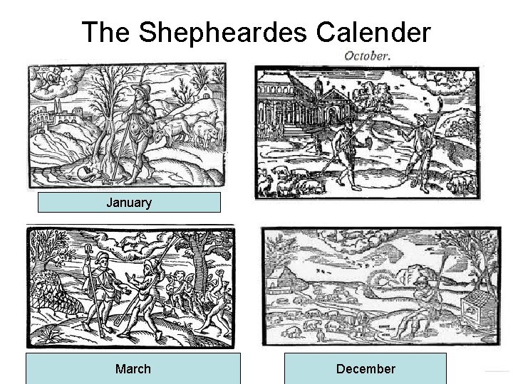 The Shepheardes Calender January March December 