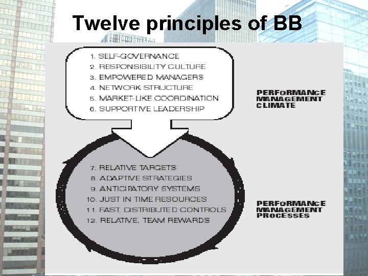 Twelve principles of BB 