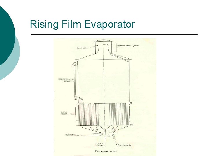 Rising Film Evaporator 