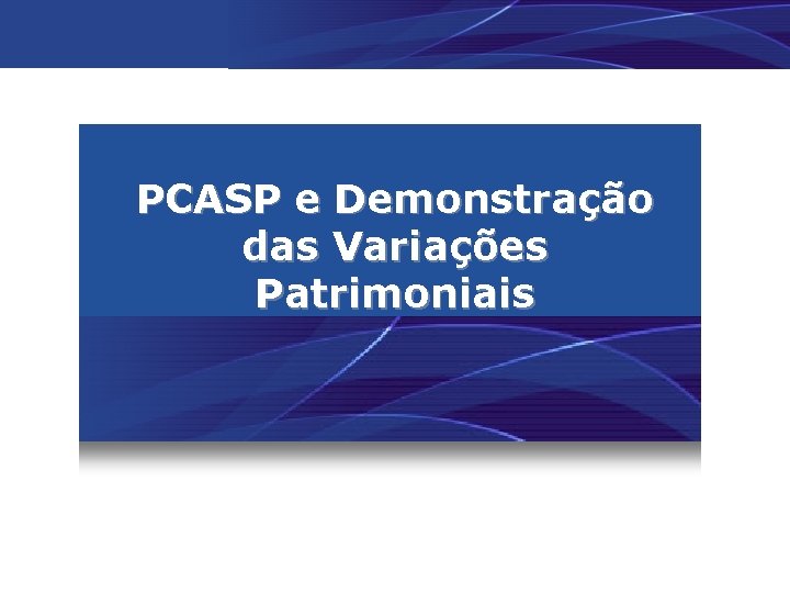 PCASP e Demonstração das Variações Patrimoniais 