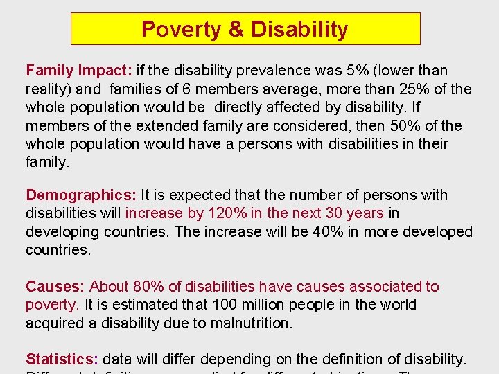 Poverty & Disability Family Impact: if the disability prevalence was 5% (lower than reality)