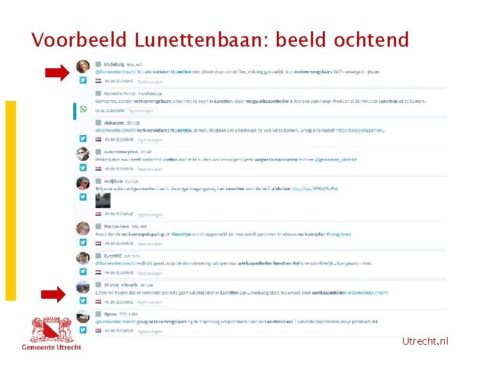 Voorbeeld Lunettenbaan: beeld ochtend Utrecht. nl 