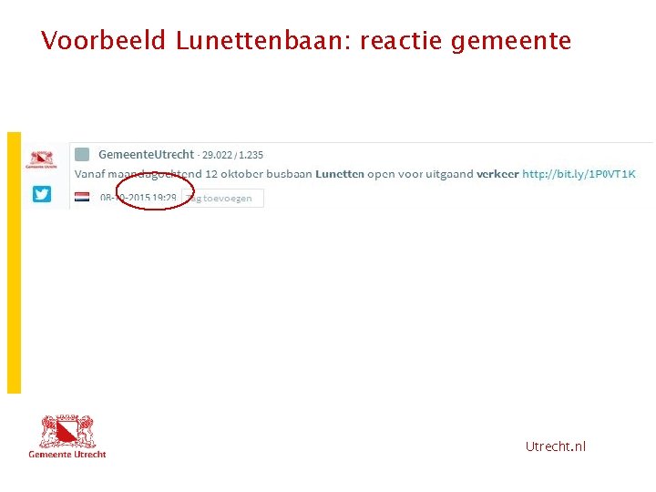 Voorbeeld Lunettenbaan: reactie gemeente Utrecht. nl 