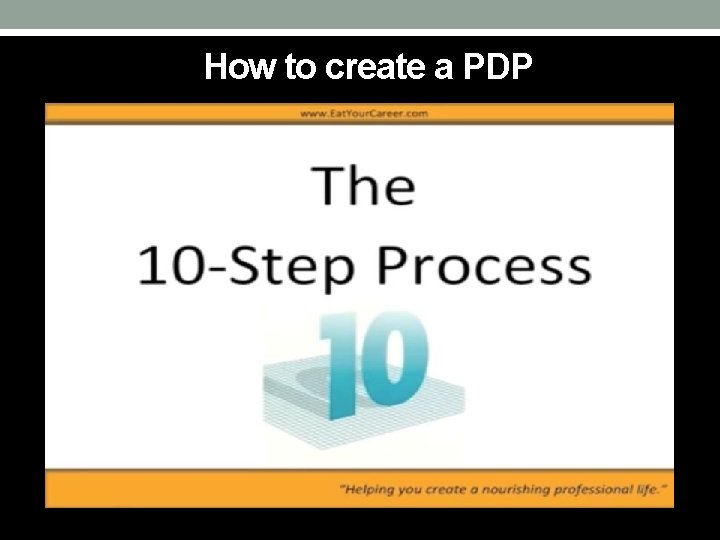 How to create a PDP 