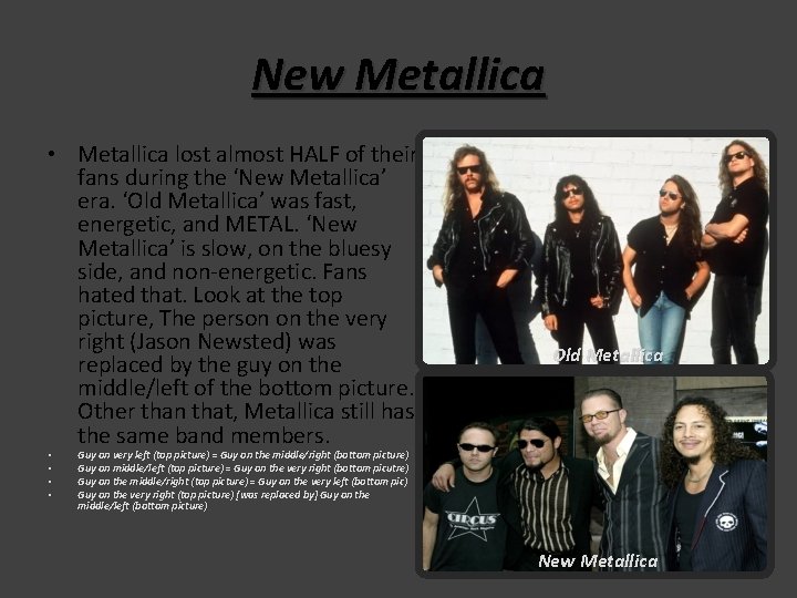 New Metallica • Metallica lost almost HALF of their fans during the ‘New Metallica’ New Metallica • Metallica lost almost HALF of their fans during the ‘New Metallica’