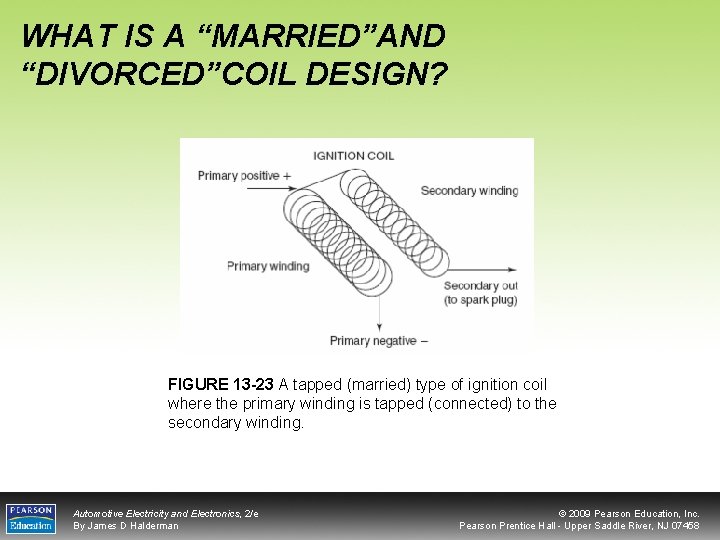WHAT IS A “MARRIED”AND “DIVORCED”COIL DESIGN? FIGURE 13 -23 A tapped (married) type of