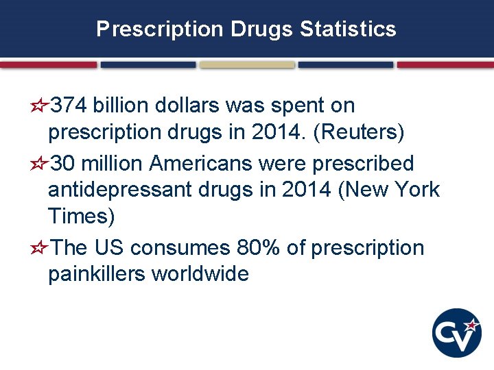 Prescription Drugs Statistics 374 billion dollars was spent on prescription drugs in 2014. (Reuters)