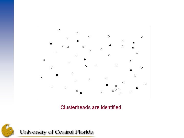 Clusterheads are identified 