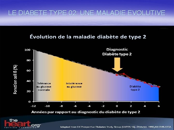 LE DIABETE TYPE 02: UNE MALADIE EVOLUTIVE 