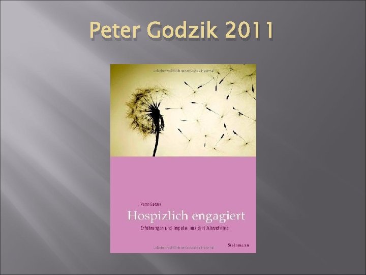 Peter Godzik 2011 