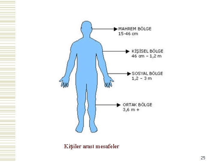 Kişiler arası mesafeler 25 