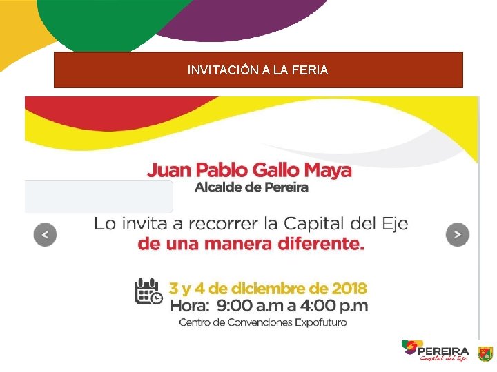 INVITACIÓN A LA FERIA 
