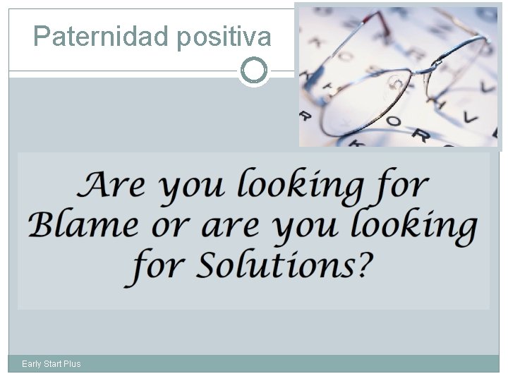 Paternidad positiva Early Start Plus 