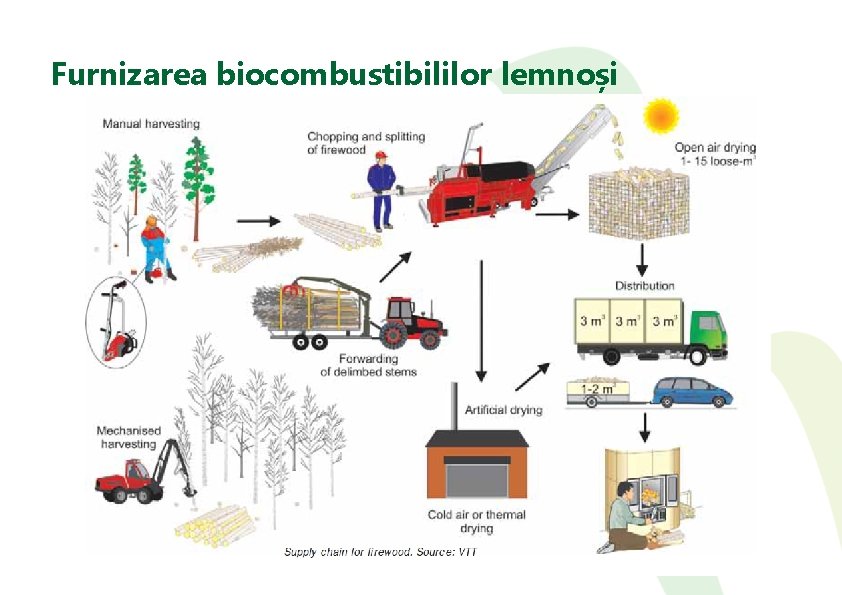 Furnizarea biocombustibililor lemnoși 