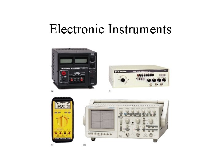 Electronic Instruments Insert figure 1 -10 