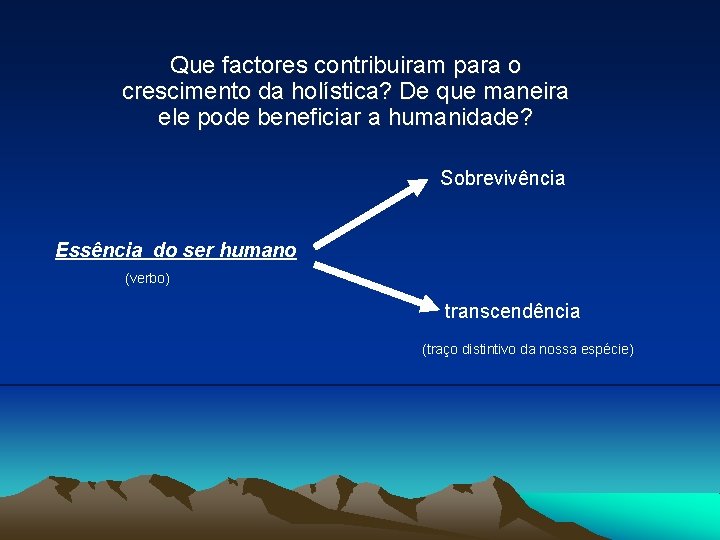 Que factores contribuiram para o crescimento da holística? De que maneira ele pode beneficiar